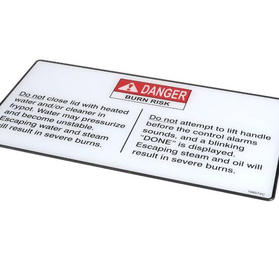 Picture of Henny Penny 168574 Label-operation Hazards,velo