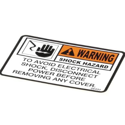 Picture of Henny Penny 26431 Label-warning Disc. Power