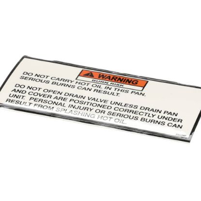Picture of Henny Penny 33448 Label-drain Pan Warning