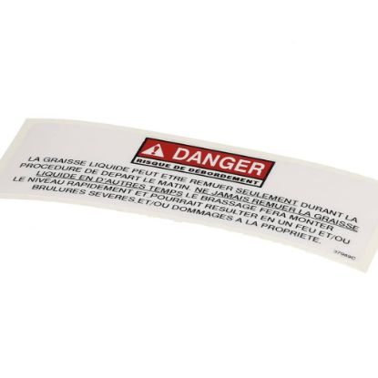 Picture of Henny Penny 37989 Label-danger Stirring Fre