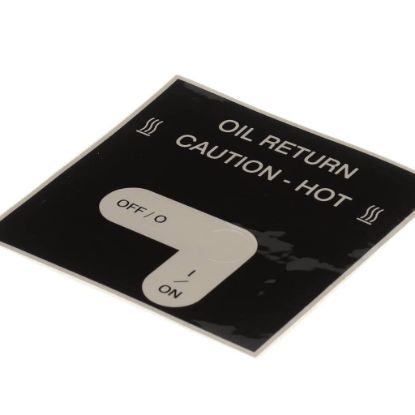 Picture of Henny Penny 50787 Label - Oil Return