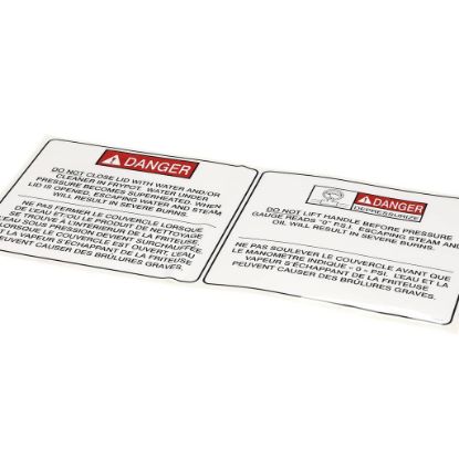 Picture of Henny Penny 71901 Label-operational Haz Eng/fr