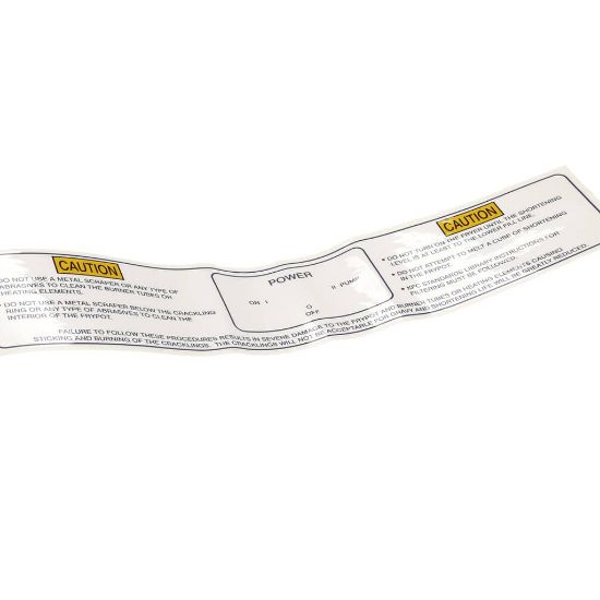 Picture of Henny Penny 75690 Label Power/pump/melt