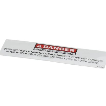Picture of Henny Penny 97086 Label-danger Shortingfre