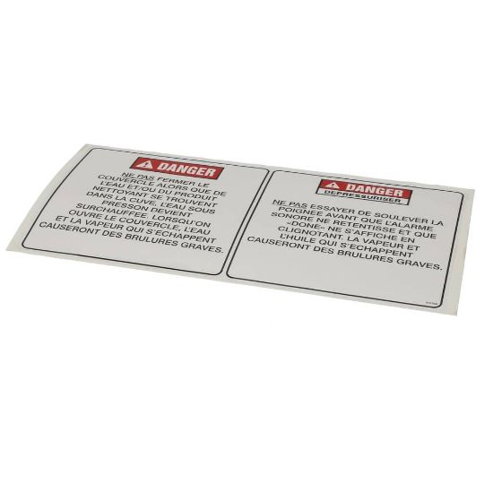 Picture of Henny Penny 97076 Label-oper Hazards Fre