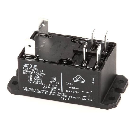 Picture of Hobart 00-087714-042-5 Relay,2 Pole, 30Amp, 24Vdc
