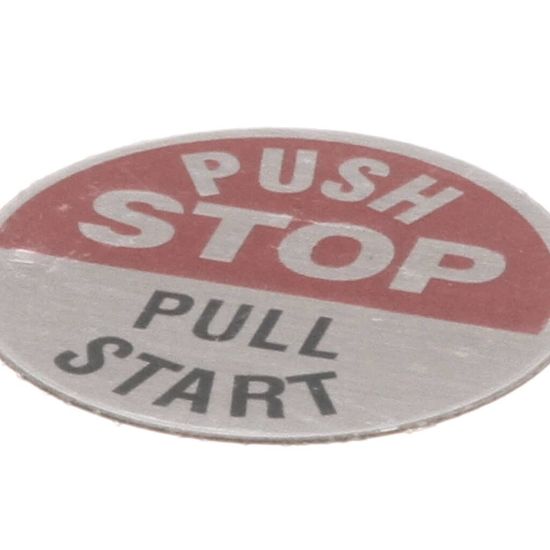 Picture of Hobart 00-291475 Label - Start/stop