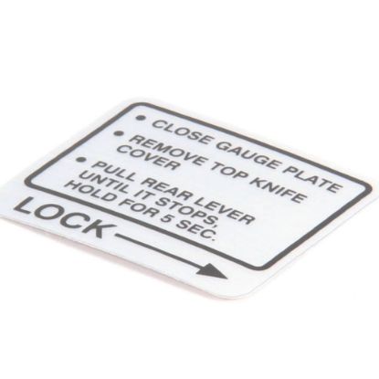 Picture of Hobart 00-437239 Label,instruction