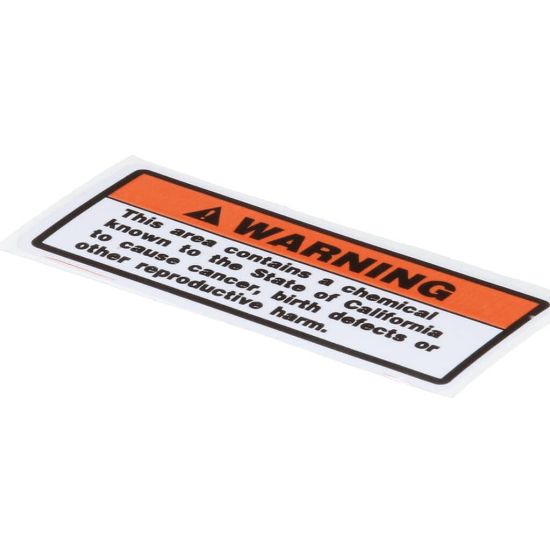Picture of Hobart 00-438131-061-2 Label,california Warning