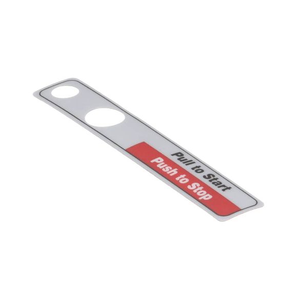 Picture of Hobart 00-477735 Label,start/stop (Dom)