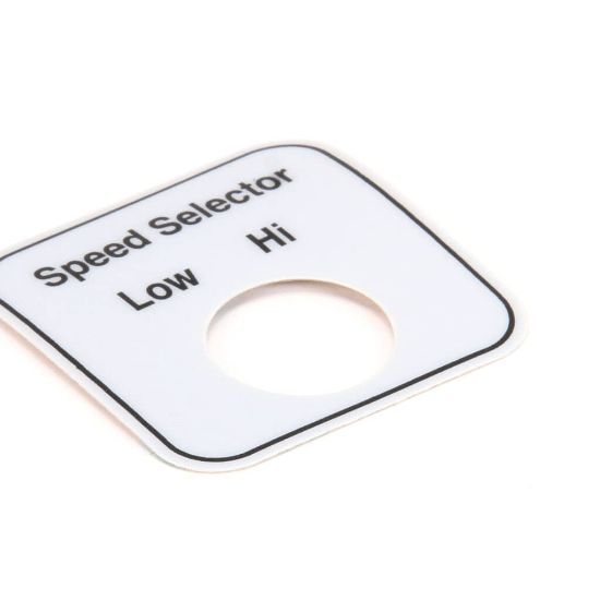 Picture of Hobart 00-478296 Label,speed Select (Domestic)