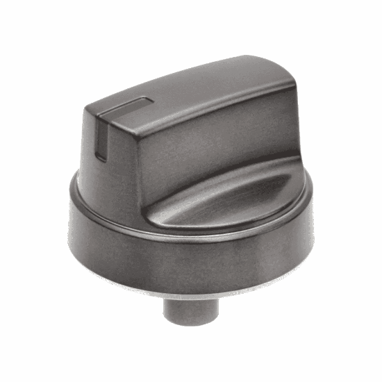 Picture of GE WB03X31786 Black Stainless Range Control Knob