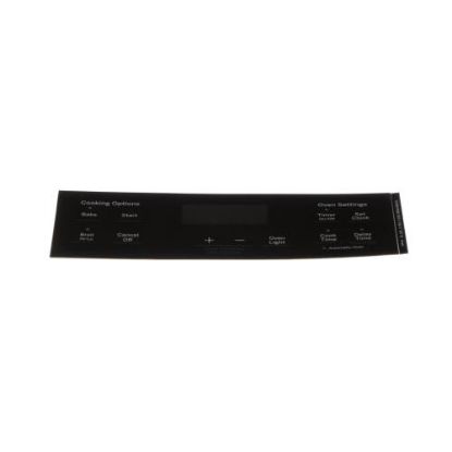 Picture of GE WB07X26634 Faceplate Graphics (Bk)