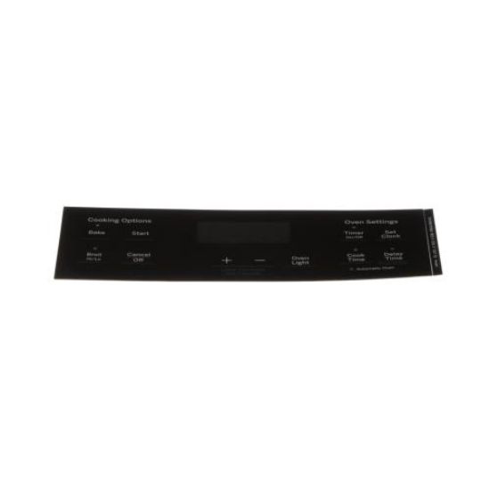 Picture of GE WB07X26634 Faceplate Graphics (Bk)