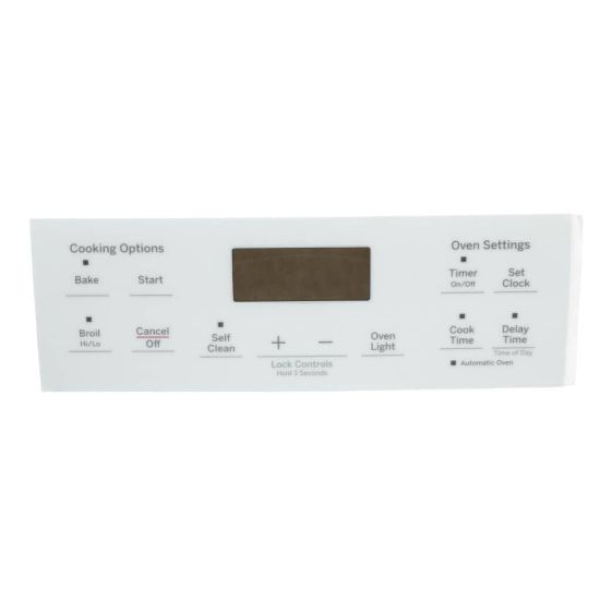 Picture of GE WB07X44619 Faceplate Graphics-white