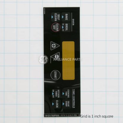Picture of GE WB27K5337 Clock Plate-black