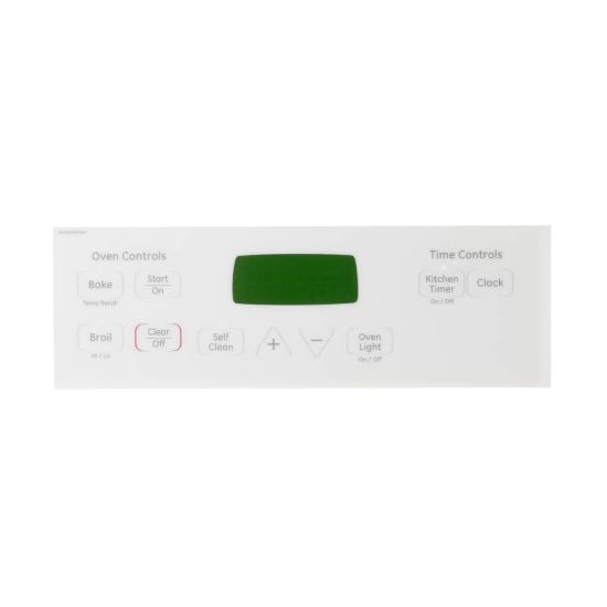 Picture of GE WB27T11014 Faceplate Graphics (Wh)