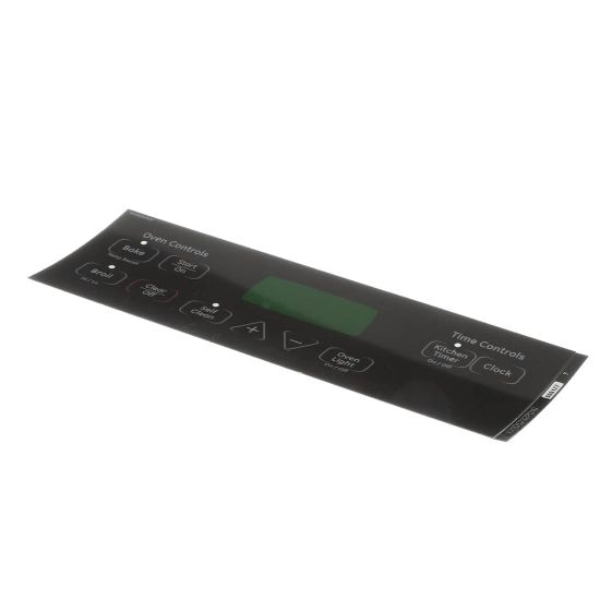 Picture of GE WB27T11013 Faceplate Graphics (Bk)