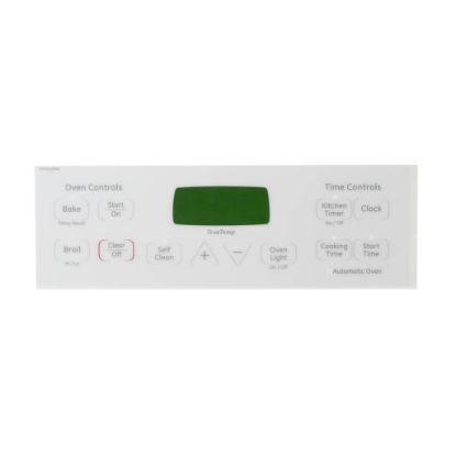 Picture of GE WB27T11006 Faceplate Graphics (Wh)