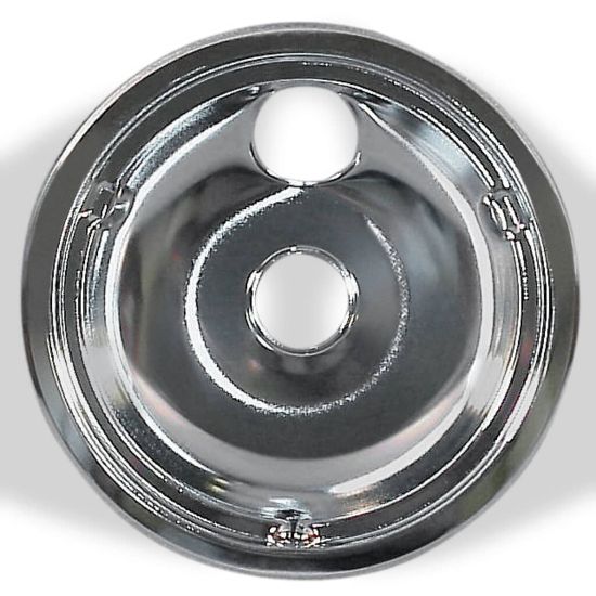 Picture of GE WB31K5025 8 Inch Chrome Burner Bowl - Elec