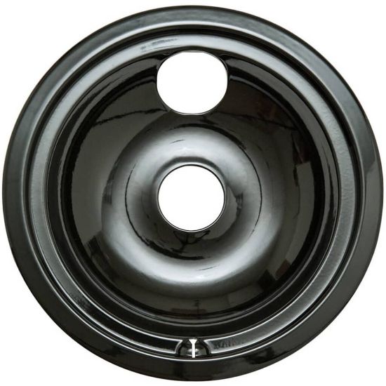 Picture of GE WB31T10015 8 Inch Black Porcelain Burner Bowl-elec