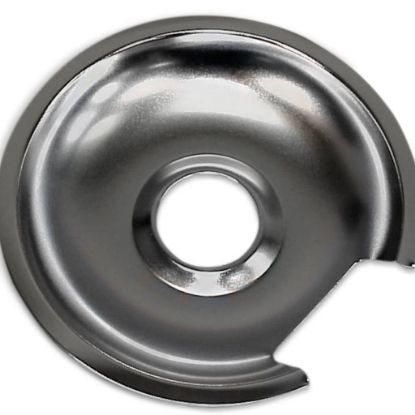 Picture of GE WB32X10013 8 Inch Chrome Burner Pan - Elec