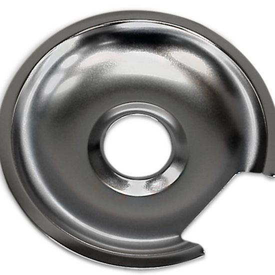 Picture of GE WB32X10013 8 Inch Chrome Burner Pan - Elec