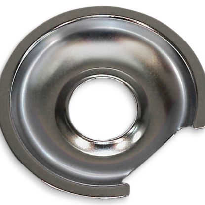 Picture of GE WB32X10012 6 Inch Chrome Burner Pan - Elec