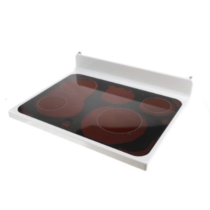 Picture of GE WB62X25976 Rangetop Glass Asm (Wh)