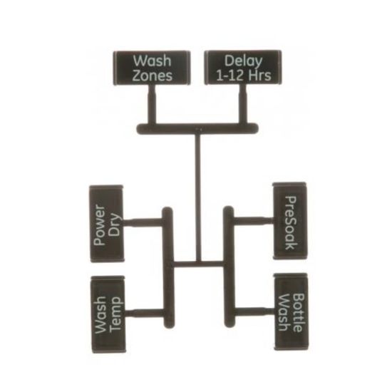 Picture of GE WD09X20233 Button And Graphics Asm