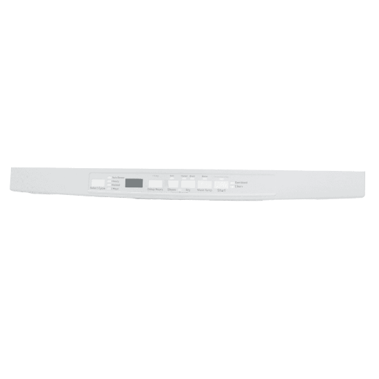 Picture of GE WD34X26481 White Console Cover And Graphic Asm