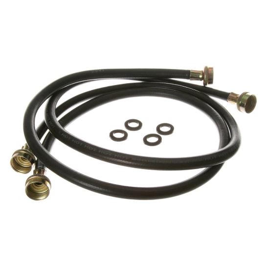 Picture of GE WH41X10207 2 Pk Rubber Inlt Hose 4