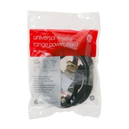 Picture of GE WX09X10039 4-Wire, 6 Feet Length, 40-Amp Cord