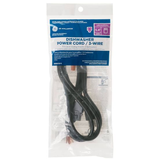 Picture of GE WX09X70910 Dw Power Cord 5'4"" Universal