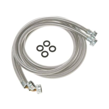 Picture of GE WX14X10011 6Ft Ss Washer Hose W/elbow