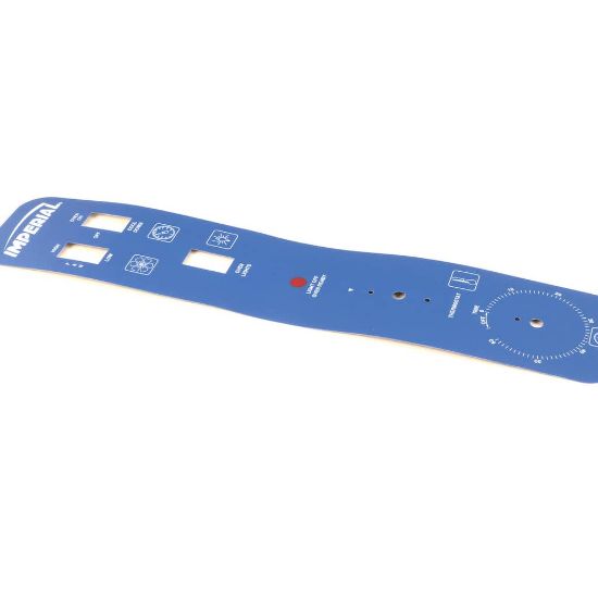 Picture of Imperial 37000 Icv Control Panel Blue Polycarb Die Cut