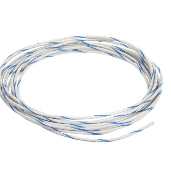 Picture of Jackson 06145-011-46-40 Wire 18Ga White/blue Spiral 21 Drum