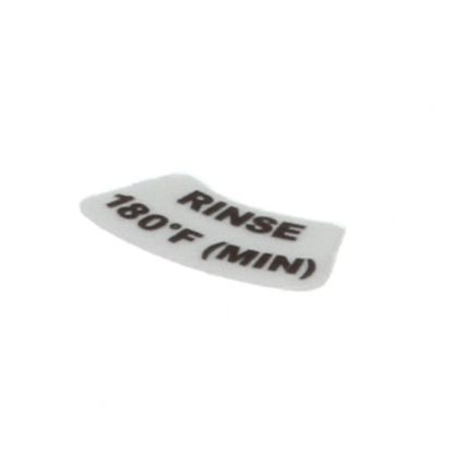 Picture of Jackson 9905-002-97-62 Decal, Rinse 180F (Min)