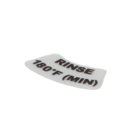 Picture of Jackson 9905-002-97-62 Decal, Rinse 180F (Min)