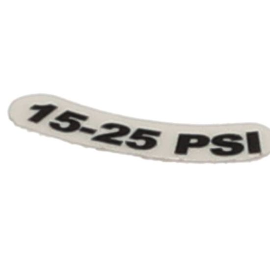 Picture of Jackson 9905-002-97-74 Decal, 15-25 Psi
