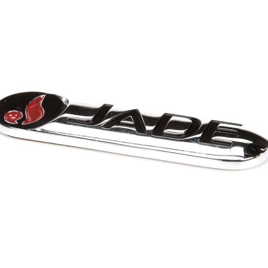 Picture of Jade 3000012160 Nameplate, Jade Logo Red/chrm