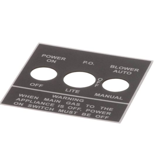 Picture of Jade 3000012008 Label, Control Switch, Jbr (W