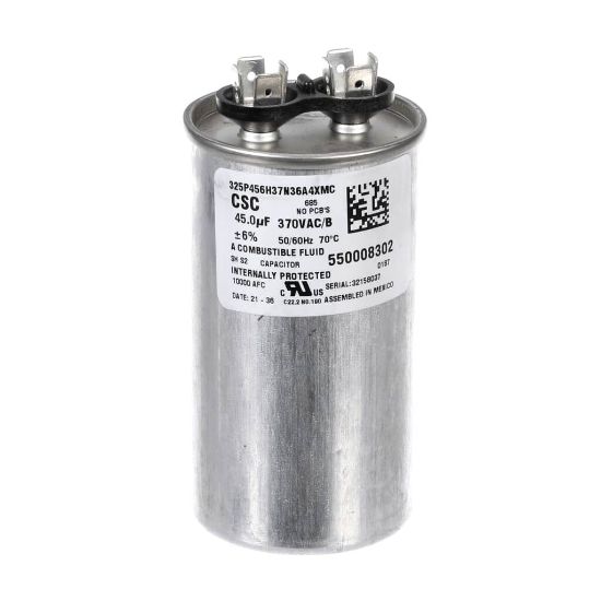 Picture of Kolpak 550008302 Capacitor Run 45 Mfd @ 370V Ngm 325P456h