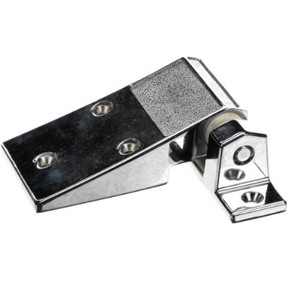Picture of Kason 1255-000014 Hinge Chrome Textured Panel Fl