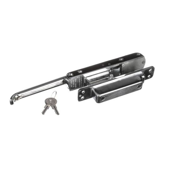 Picture of Kason 531C-00004 Door Latch Chrome W/ Cylinder Lock