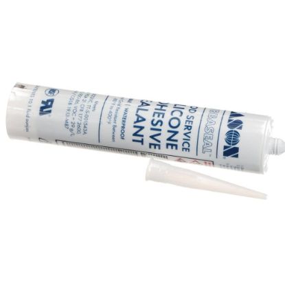 Picture of Kason 637000000-04 Silicone Sealant 10.1 Oz Black