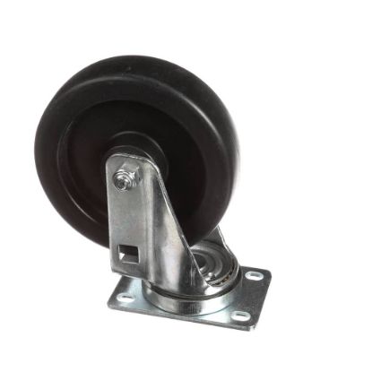 Picture of Kason 6C525001HDP Plate Mount Caster W/ 5"" Wheel, No