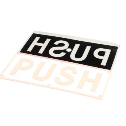Picture of Kason 91229000161 Glow Push Panel W/label