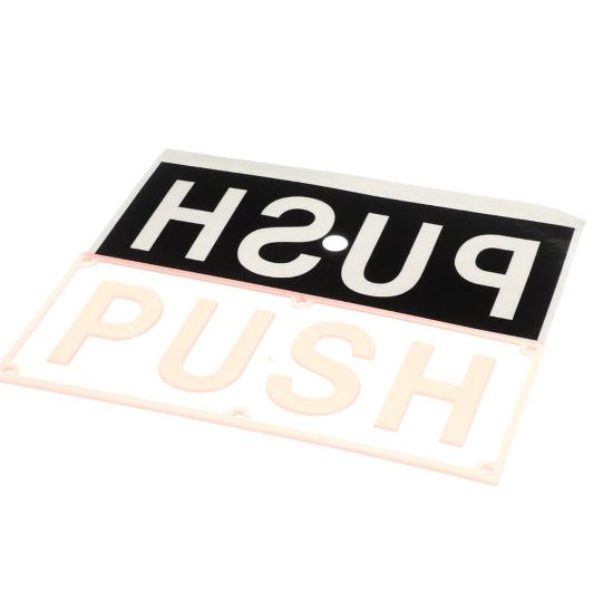 Picture of Kason 91229000161 Glow Push Panel W/label