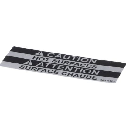 Picture of Lincoln 2802120 Label Caution Hot
